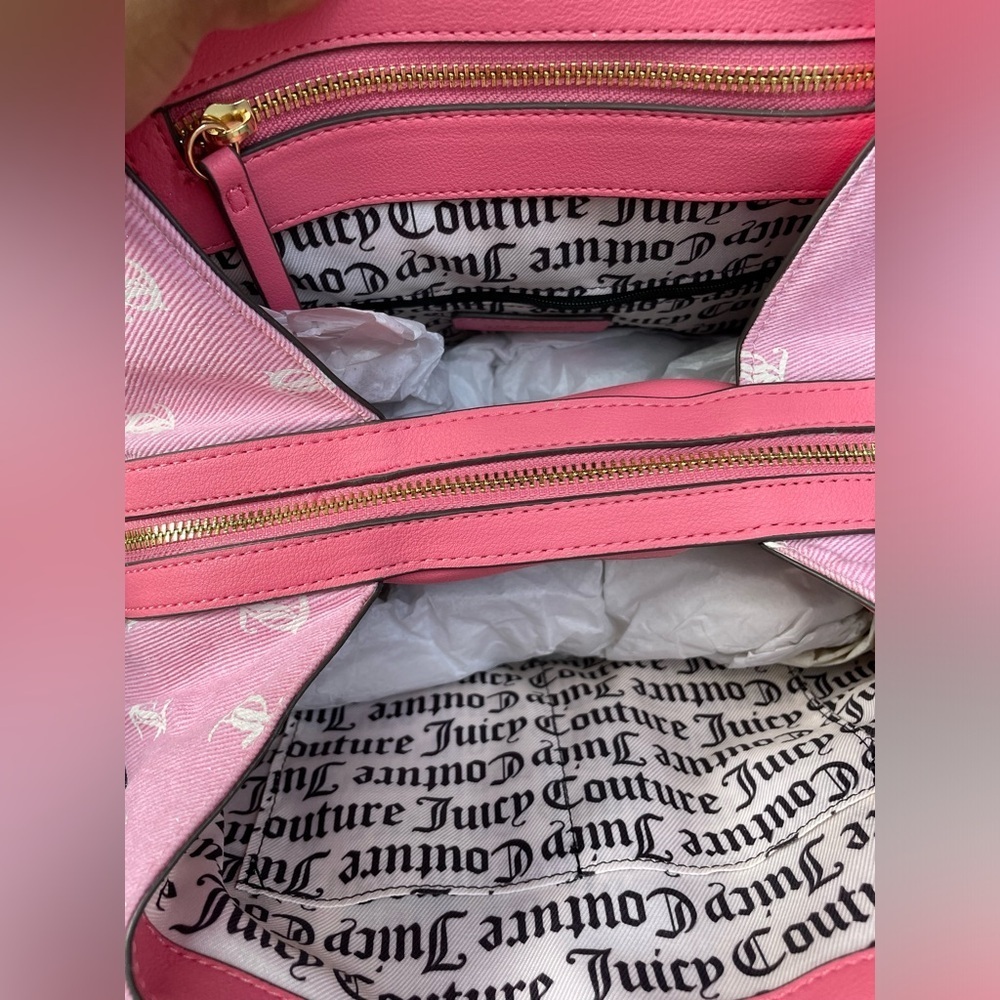 Juicy Couture bag,Juicy Couture Backpack,Juicy Couture Pink Logo Backpack. - Picture 11 of 14